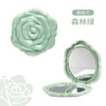 Pocket Compact Mirror Mini Rose Folding Compact Mirror