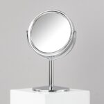 Desktop Vanity Mirror 3 Inch Stainless Steel Desktop Mirror