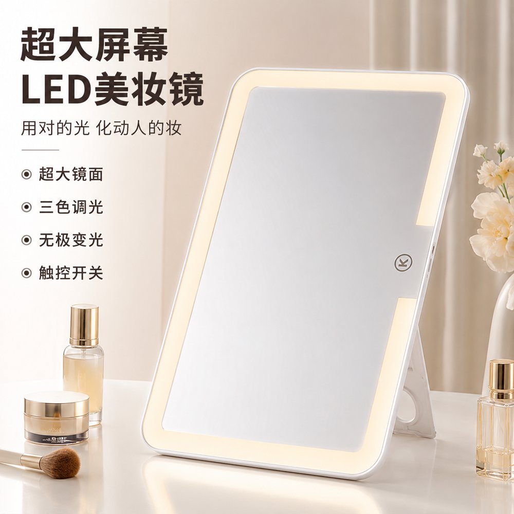 LED Lighted Vanity Mirror Model 08 Extra Large Screen LED Vanity Mirror