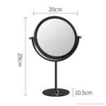 Desktop Vanity Mirror Iron Frame Desktop Makeup Mirror