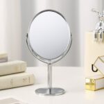 Desktop Vanity Mirror 3 Inch Stainless Steel Desktop Mirror