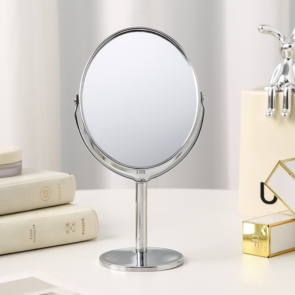 Desktop Vanity Mirror 3 Inch Stainless Steel Desktop Mirror