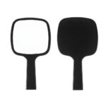 Handheld Makeup Mirror Rounded Square Handle Handheld Mirror