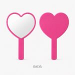 Handheld Makeup Mirror Heart Handle Handheld Makeup Mirror