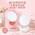 Desktop Vanity Mirror Rabbit Shaped Desktop Makeup Mirror