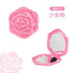 Pocket Compact Mirror Mini Rose Folding Compact Mirror