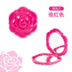 Pocket Compact Mirror Mini Rose Folding Compact Mirror
