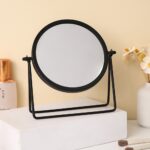 Desktop Vanity Mirror Iron Frame Desktop Makeup Mirror