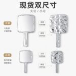 Handheld Makeup Mirror Electroplated Handheld Makeup Mirror