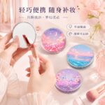 Pocket Compact Mirror Quicksand Round Compact Mirror
