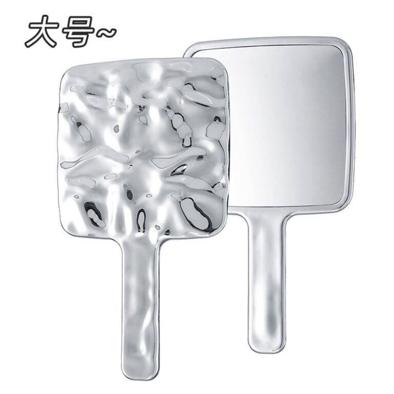 Handheld Makeup Mirror Electroplated Handheld Makeup Mirror