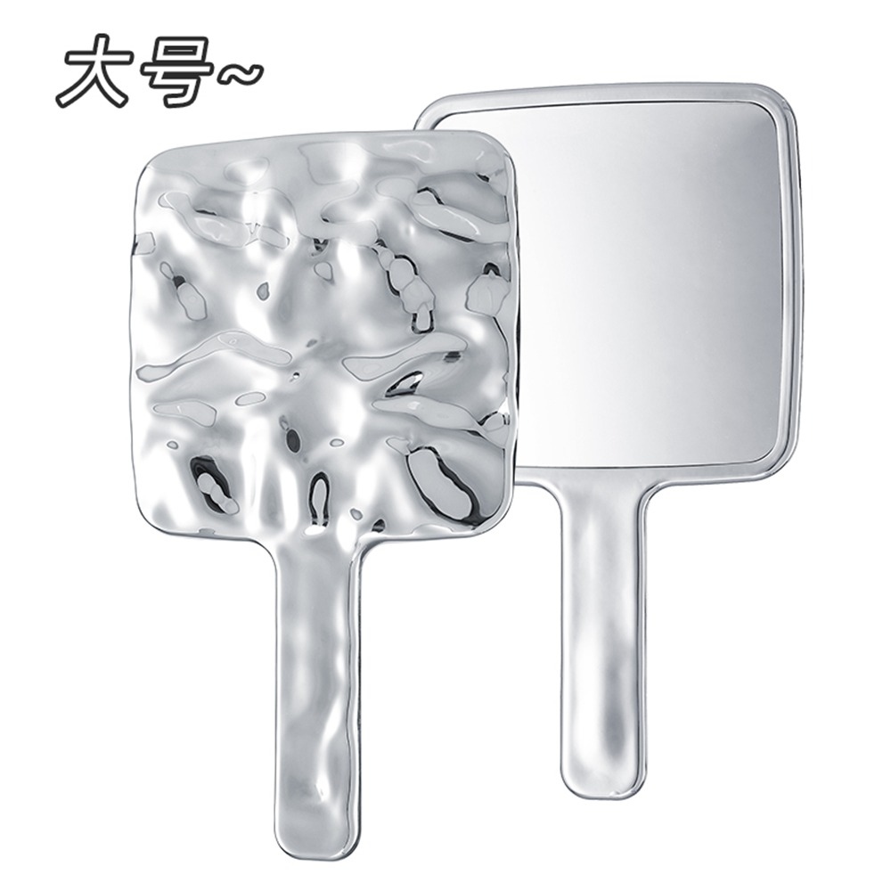 Handheld Makeup Mirror Electroplated Handheld Makeup Mirror