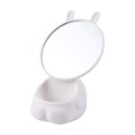 Desktop Vanity Mirror Rabbit Shaped Desktop Makeup Mirror