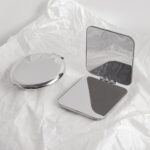 Pocket Compact Mirror Stainless Steel Folding Compact Mirror